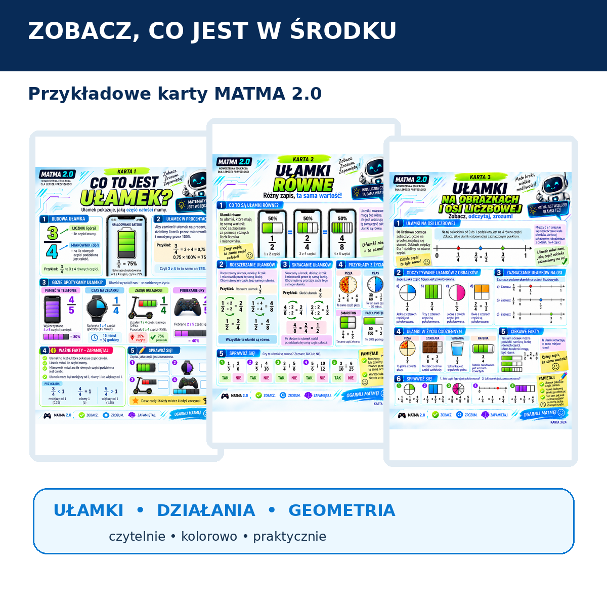 MATMA 2.0 – Klasa 4 | 24 karty pracy + BONUS